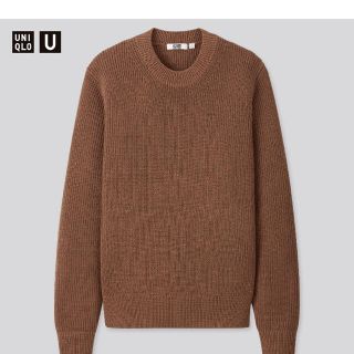 ユニクロ(UNIQLO)のgrrs様専用　ユニクロu リブクルーネックセーター(ニット/セーター)