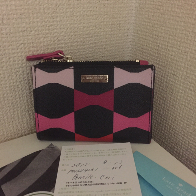 kate spade new york(ケイトスペードニューヨーク)の☆美品☆正規店購入☆ケイトスペード キーケース☆キーリング コインケース☆ レディースのファッション小物(キーケース)の商品写真