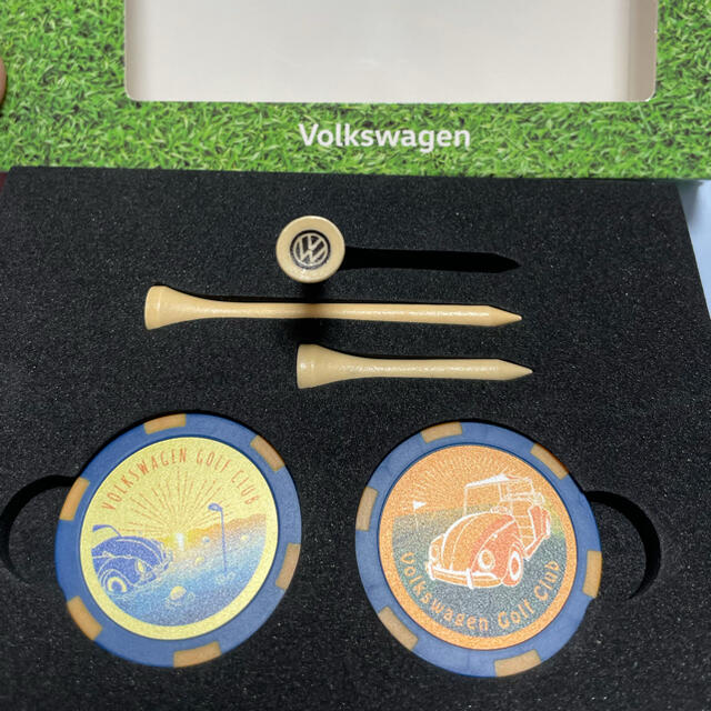 Volkswagen(フォルクスワーゲン)のフォルクスワーゲン　ゴルフ　マーカー　ティー スポーツ/アウトドアのゴルフ(その他)の商品写真