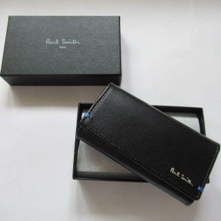 ポールスミス(Paul Smith)のポールスミス 新品 ブラック キーホルダー / キーケース PSC183-10(キーケース)