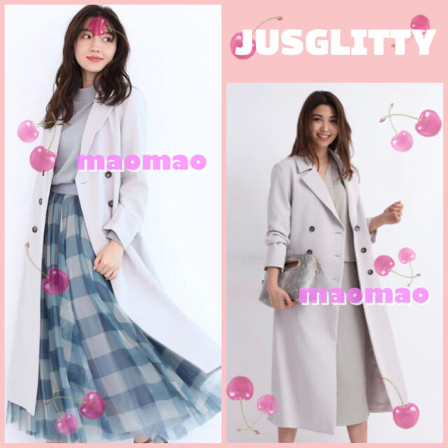 新品・未使用 JUSGLITTY バックボリュームコートジャケット/アウター