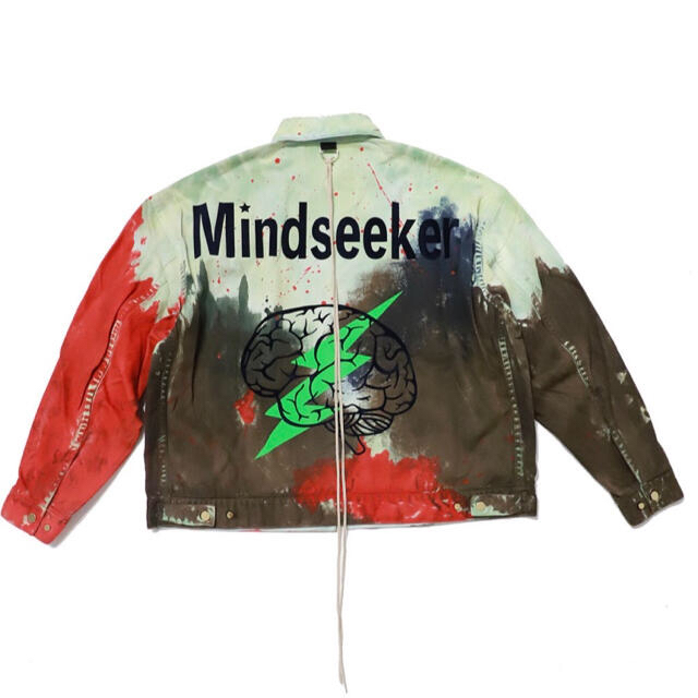 mindseeker paint denim jacket-