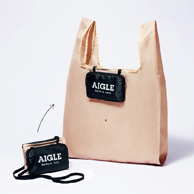 AIGLE(エーグル)のAIGLE エーグル　ポシェット×エコバッグ レディースのバッグ(エコバッグ)の商品写真