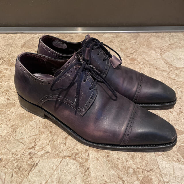 マルイ(マルイ)のビサルノ　ハリス　ビジネスシューズ　革靴　39 24.5cm ブラック　難あり メンズの靴/シューズ(ドレス/ビジネス)の商品写真