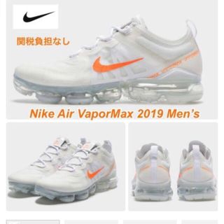 ナイキ(NIKE)の入手困難 NIKE ヴェイパーマックス 2019 WHITE/ORANG(スニーカー)