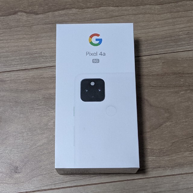 Google Pixel(グーグルピクセル)のGoogle Pixel4a  (5G) clearly white おまけ付き スマホ/家電/カメラのスマートフォン/携帯電話(スマートフォン本体)の商品写真