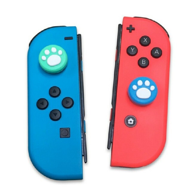 Nintendo Switch Switch スイッチ ジョイコン スティックカバー 肉球 2色セットの通販 by コアラ♥'s  shop｜ニンテンドースイッチならラクマ