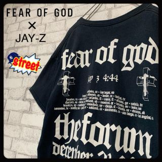 フィアオブゴッド(FEAR OF GOD)の【ウーバー様専用】FEAR OF GOD × JAY-Z/Tシャツ レア 希少 (Tシャツ/カットソー(七分/長袖))