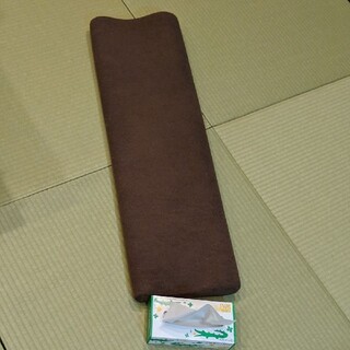 高反発ウレタン枕　幅100cmロングピロー 　ブラウン(枕)
