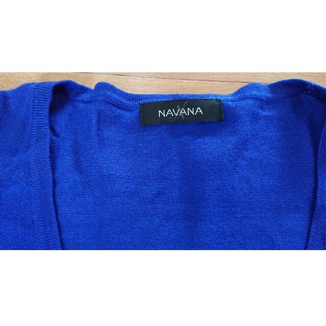 NAVANA(ナバーナ)のNAVANA レディース カーディガン 長袖 M  Vネックカーディガン レディースのトップス(カーディガン)の商品写真