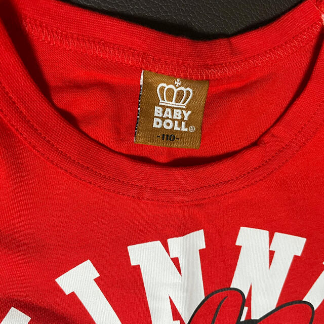 BABYDOLL(ベビードール)の「ららら様専用」BABY DOLL とディズニーのコラボ✨セットアップ110 キッズ/ベビー/マタニティのキッズ服女の子用(90cm~)(Tシャツ/カットソー)の商品写真
