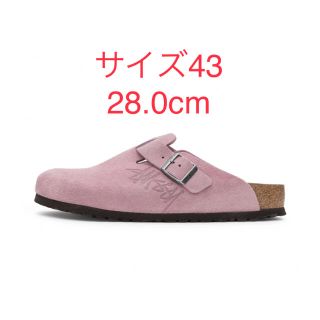 ステューシー(STUSSY)のSTÜSSY & BIRKENSTOCK BOSTON CLOG • PINK(サンダル)