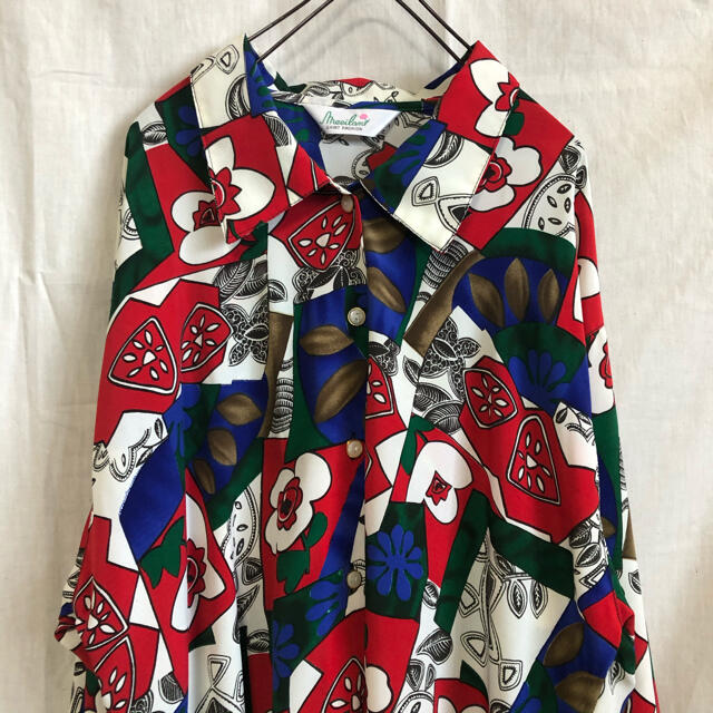 Santa Monica(サンタモニカ)の希少 派手柄 シャツ vintage メンズのトップス(シャツ)の商品写真