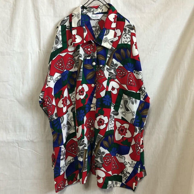 Santa Monica(サンタモニカ)の希少 派手柄 シャツ vintage メンズのトップス(シャツ)の商品写真