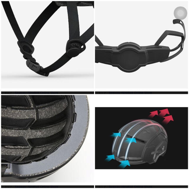 セグウェイ　ナインボットヘルメット 正規品 自動車/バイクのバイク(ヘルメット/シールド)の商品写真