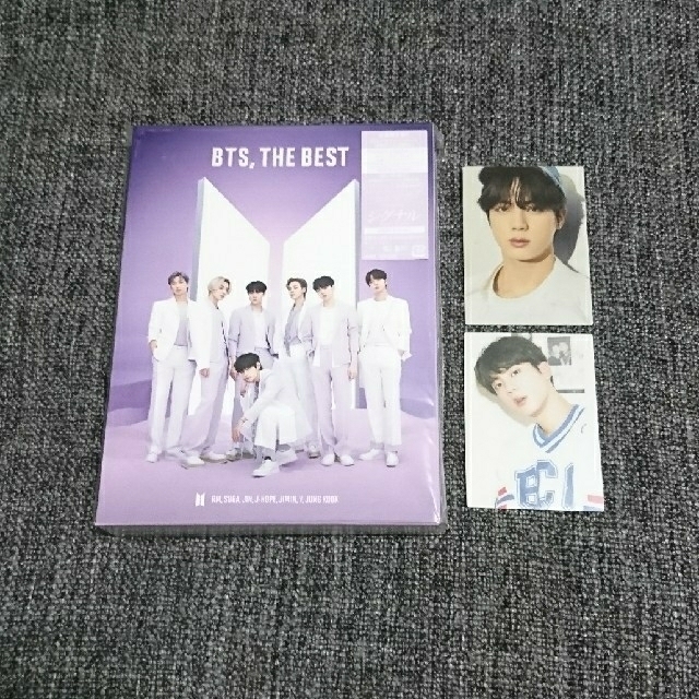 BTS THE BEST アルバム 初回限定盤C & JPFC JIN トレカ