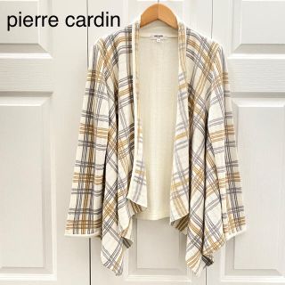 ピエールカルダン(pierre cardin)のピエールカルダン／カーディガン ニットカーディガン トッパーデザイン 美品(カーディガン)