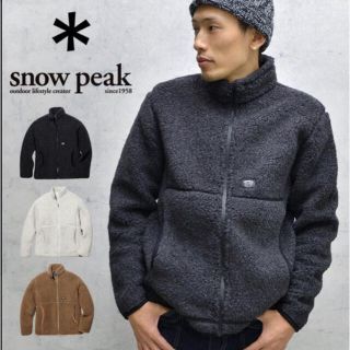 スノーピーク(Snow Peak)の専用＊スノーピーク＊ ウール フリース ジャケット men's M(ダウンジャケット)