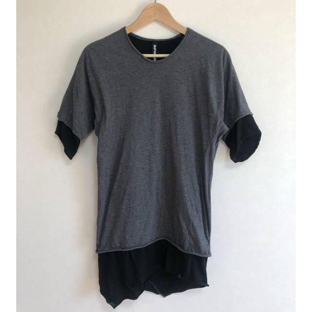 ripvanwinkle(リップヴァンウィンクル)の美品　RIPVANWINKLE  DOUBLE DOLMAN tee メンズのトップス(Tシャツ/カットソー(半袖/袖なし))の商品写真