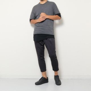 リップヴァンウィンクル(ripvanwinkle)の美品　RIPVANWINKLE  DOUBLE DOLMAN tee(Tシャツ/カットソー(半袖/袖なし))