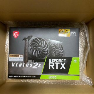 新品未開封 GeForce RTX 3060 VENTUS 2X 12G OC(PCパーツ)