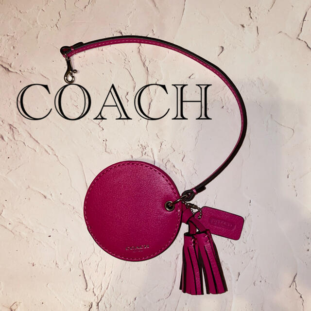 COACH(コーチ)のコーチ　バッグチャーム　非売品 ハンドメイドのファッション小物(バッグチャーム)の商品写真