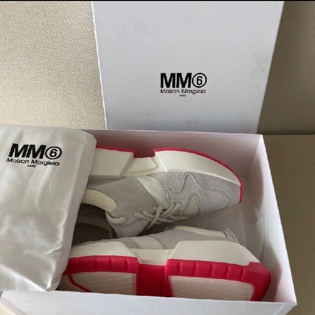 新品未使用❗️MM6 Maison Margiela ランナーレザースニーカー