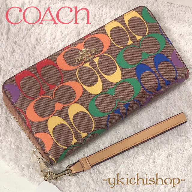 COACH  ミニバッグと長財布　カラフルシグネチャー