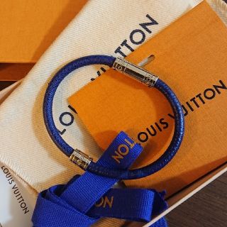 ルイヴィトン(LOUIS VUITTON)の最終値下げ【希少ブルー】ルイヴィトンブラスレスプリット ブレスレット/タイガラマ(ブレスレット)