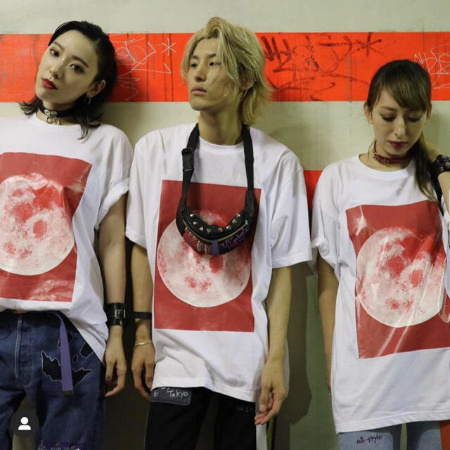 LHP(エルエイチピー)のBIT MOON NEAR Tシャツ 白 ビットムーンニア メンズのトップス(Tシャツ/カットソー(半袖/袖なし))の商品写真