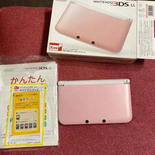 ニンテンドー3DS(ニンテンドー3DS)のNintendo 3DS  LL 本体ピンク/ホワイト(携帯用ゲーム機本体)