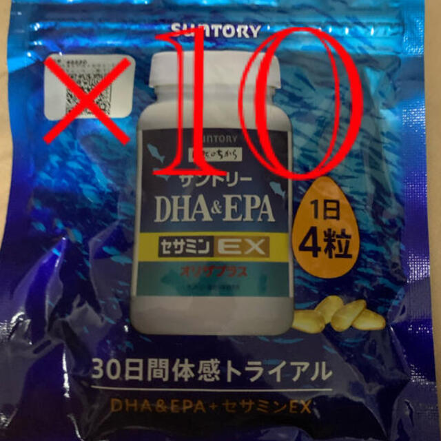 サントリー自然のちから DHA&EPA＋セサミンEX 10個セット