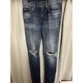 サンローラン(Saint Laurent)の【美品】サンローランパリスキニーデニム2017年D02モデル27インチインディゴ(デニム/ジーンズ)