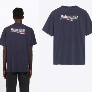 BALENCIAGA バレンシアガ Tシャツ・カットソー M 紺系