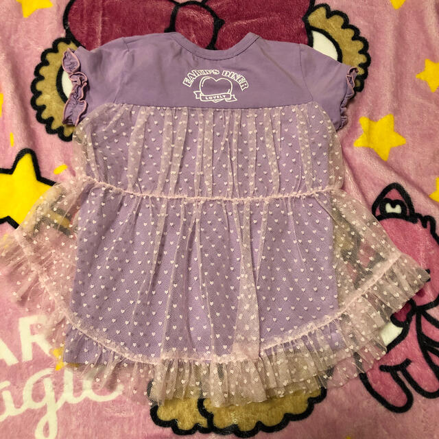 EARTHMAGIC(アースマジック)のちか様ご専用♡アース☺💕チュールT キッズ/ベビー/マタニティのキッズ服女の子用(90cm~)(Tシャツ/カットソー)の商品写真