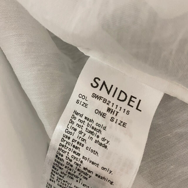 SNIDEL(スナイデル)のSNIDEL ♡ ボリュームシアーブラウス レディースのトップス(シャツ/ブラウス(半袖/袖なし))の商品写真