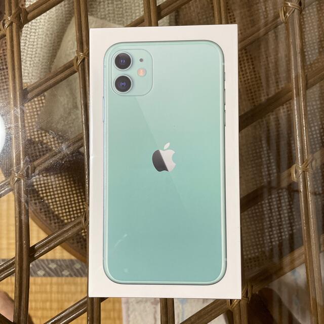 iPhone11 64GB Green グリーン　新品未開封スマートフォン/携帯電話