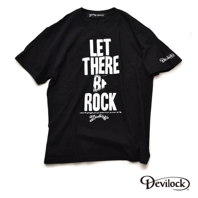 新品 デビロック×マーブルズ LET THERE BE ROCK Tシャツ L