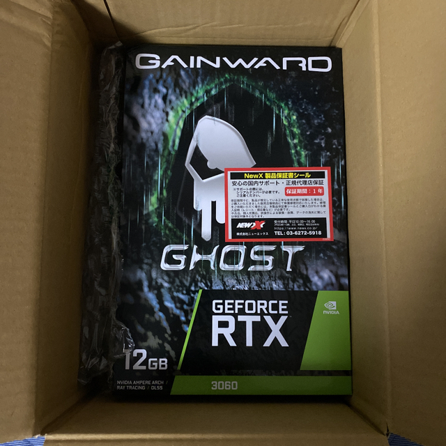 新品 GeForce RTX 3060 Ghost Gainward 即日発送