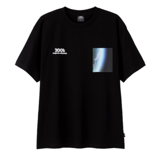 ジーユー(GU)の半袖Tシャツ　2001年宇宙の旅　サイズXL　ブラック　新品未開封(Tシャツ/カットソー(半袖/袖なし))