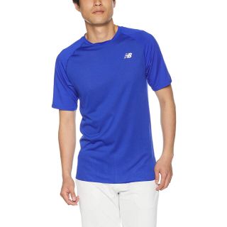 ニューバランス(New Balance)のnew balance ニューバランス ショートスリーブTシャツ青 メンズL新品(ウェア)