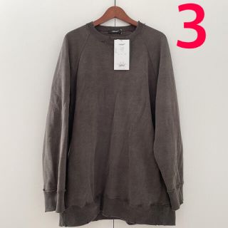 アンダーカバー(UNDERCOVER)の美品 UNDERCOVER ダメージ加工 スウェット 3(スウェット)