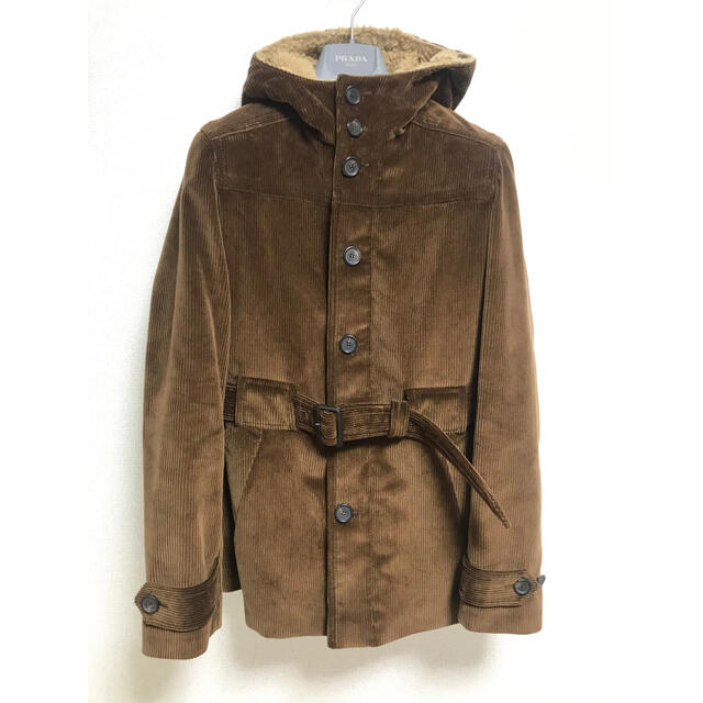 PRADA コーデュロイ ボア ジャケット 44 | sanpablo.com.bo