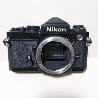 ニコン(Nikon)の■NikonFE ブラック(シャッター切れるジャンク)管576(フィルムカメラ)