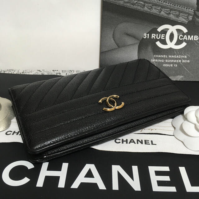 最旬ダウン CHANEL - 超美品☆ 限定 レア シャネル マトラッセ 長財布