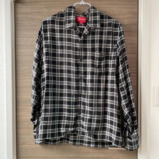 supreme rayon shirt ブラック　M レーヨン  シャツ