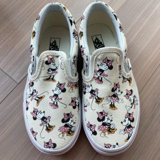 ヴァンズ(VANS)のVANS×Disneyミニー　(スリッポン)