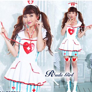 新品未使用＊ナースコスプレ♡(ミニワンピース)