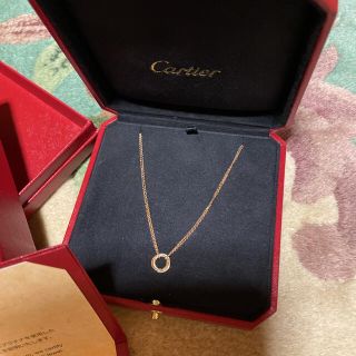 1回のみ着用!保証書付き⭐︎カルティエ トリニティ⭐︎ネックレス18K⭐︎超美品 特注 保証書付き 袋付き 箱 ネックレス ハート トリニティ カルティエ 未使用 ネックレス