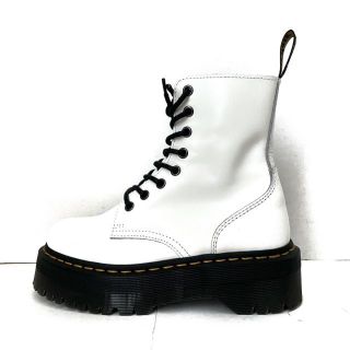 ドクターマーチン(Dr.Martens)のドクターマーチン ショートブーツ UK4 - 白(ブーツ)